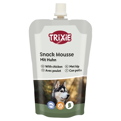 Trixie Snack Mousse med Kylling i Klemmepose 200g